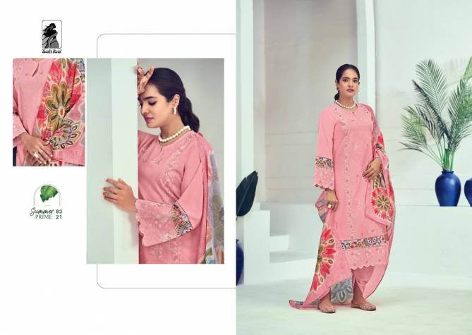 Summer Prime By Sahiba Moscow Cotton Digital Printed Designer Salwar Suits Wholesale Price In Surat